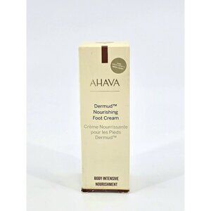 Ahava Dermud Intensive Foot Cream Intensely Hydrates, Moisturizes & Heals 3.4 oz